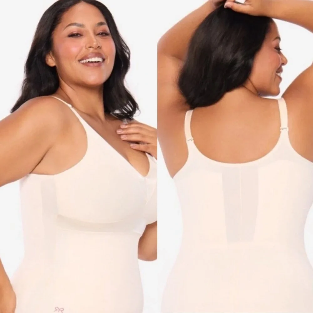 NWT Ruby Ribbon Athena Cami Shapewear SL3061 Size 46 light Pink Smoothing